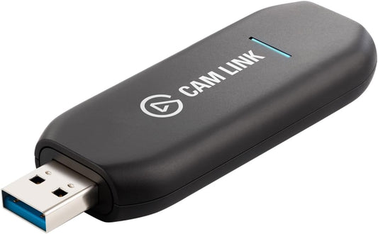 Cam Link 4K – External Capture Card for DSLR & Camcorder, Actioncam as Webcam, Meet/Stream/Record in 1080P60 or 4K30/4K60, Easy Connect for Obs/Zoom/Discord – HDMI to USB 3.0, Pc/Mac/Ipad