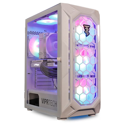 Rebel 3.0 Gaming PC - AMD Ryzen 7 (4.1Ghz), RTX 3060 12GB, 16GB DDR4, 512GB SSD, White