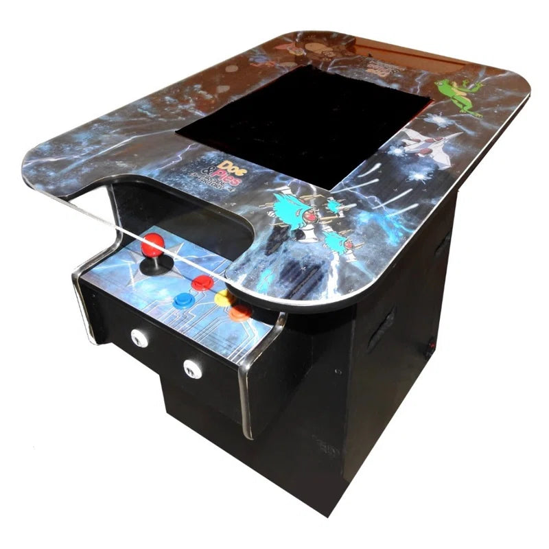 60 Classic Retro Games Cocktail Arcade Machine for Home or Work - Full Size - 2-Player