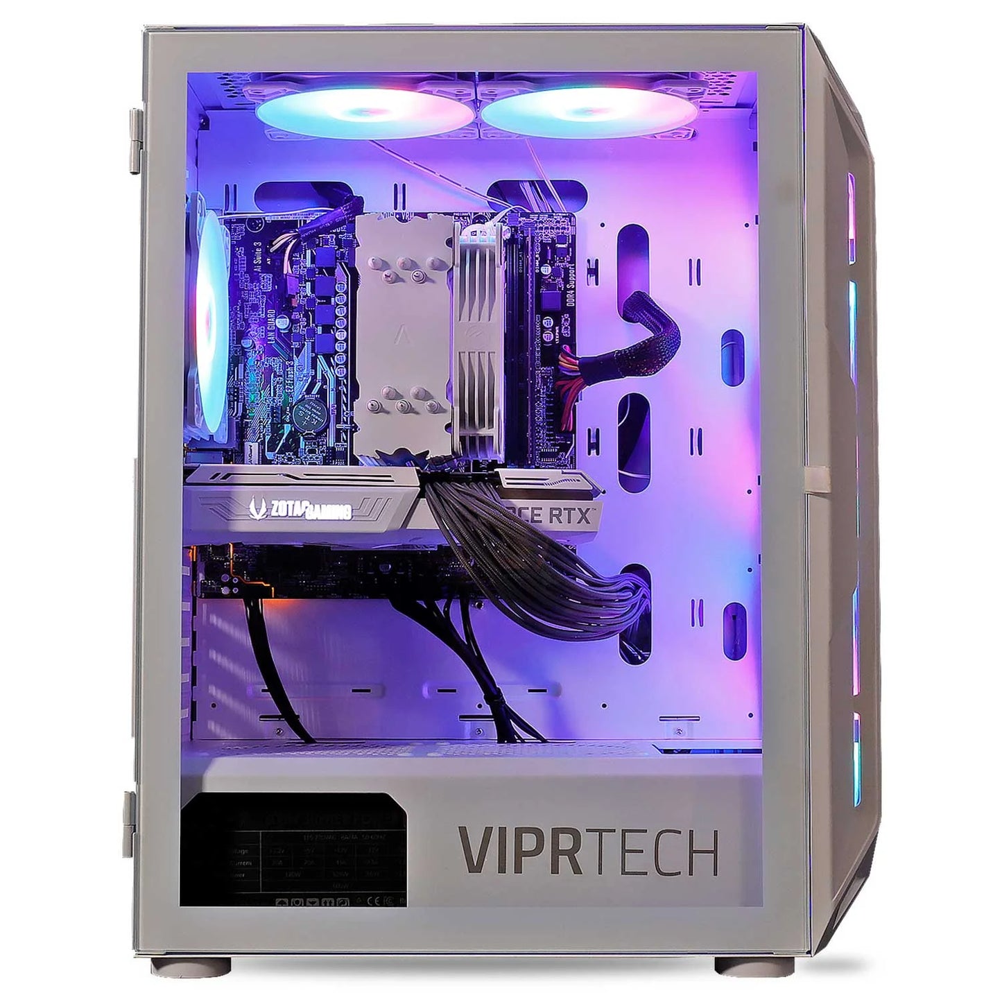Rebel 3.0 Gaming PC - AMD Ryzen 7 (4.1Ghz), RTX 3060 12GB, 16GB DDR4, 512GB SSD, White