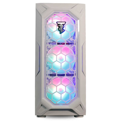 Rebel 3.0 Gaming PC - AMD Ryzen 7 (4.1Ghz), RTX 3060 12GB, 16GB DDR4, 512GB SSD, White