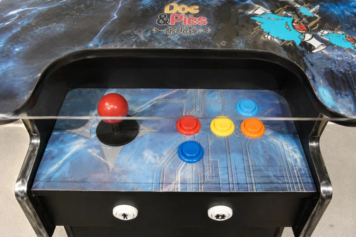 60 Classic Retro Games Cocktail Arcade Machine for Home or Work - Full Size - 2-Player